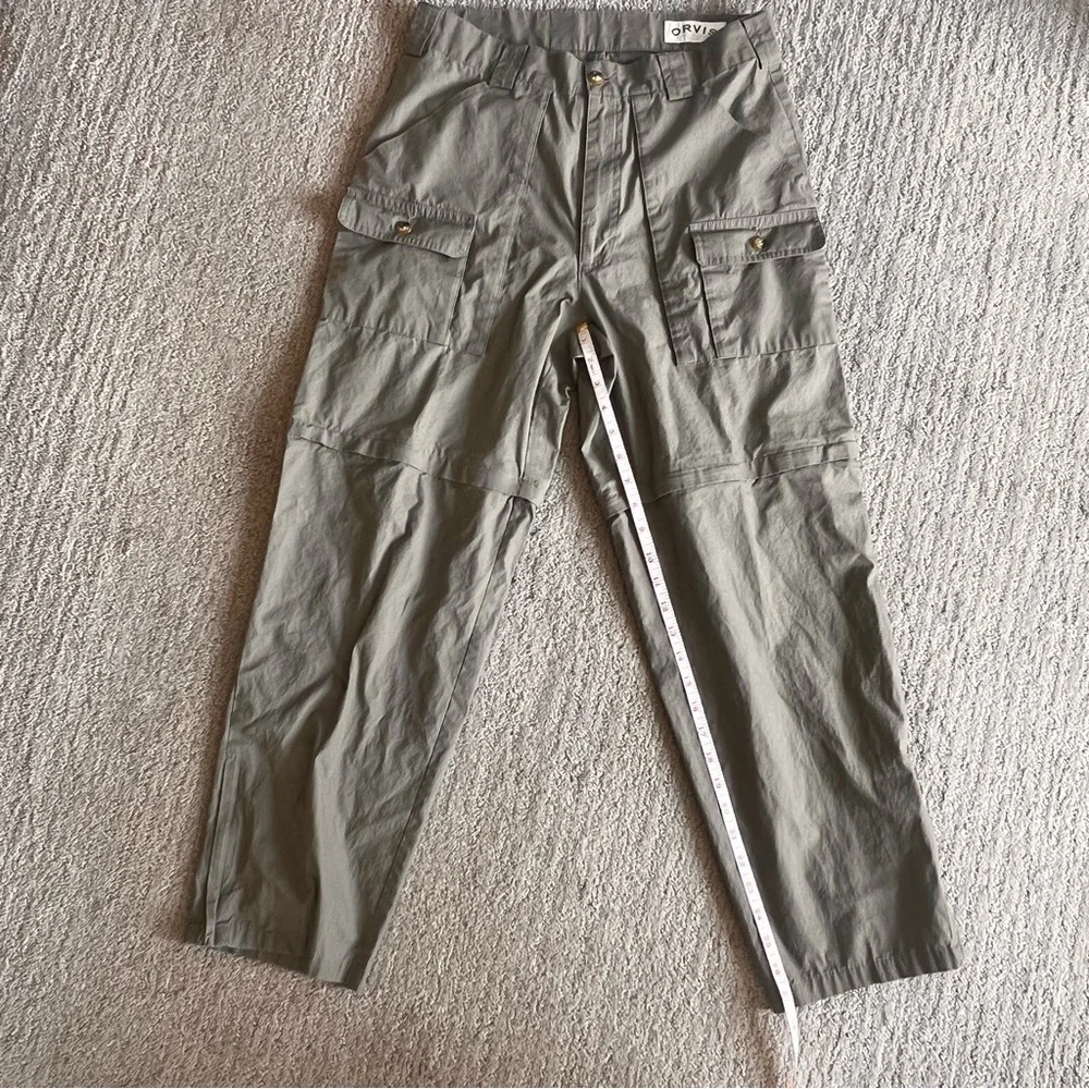 Orvis Convertible Hiking Pants Olive Green Men’s size 32